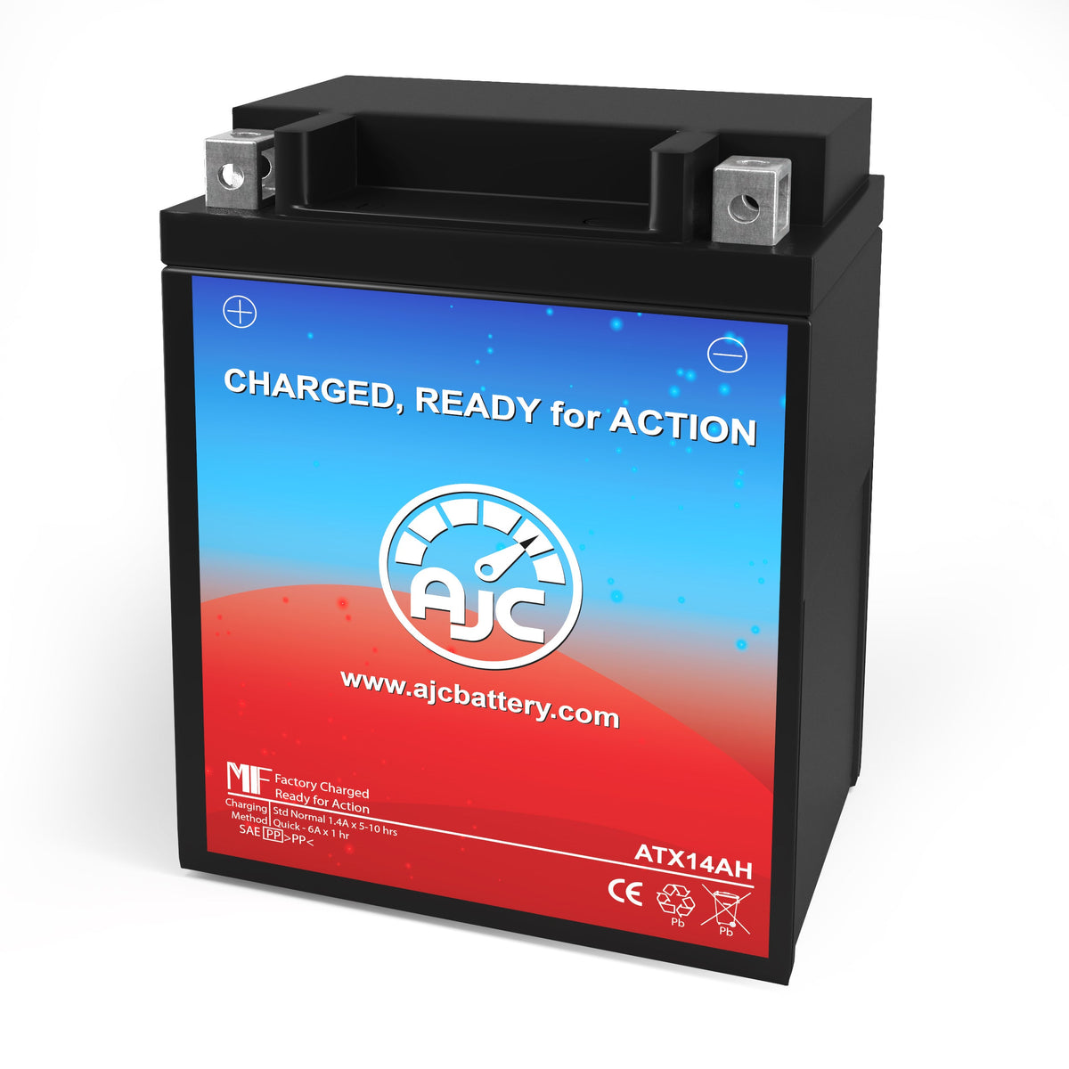 Apex APX14AHBS Powersports Replacement Battery BatteryClerkcom Powersports