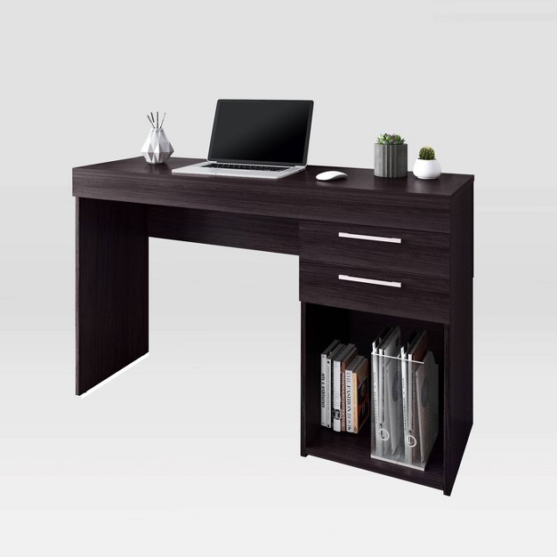 Home Office Workstation With Storage Espresso Techni Mobili