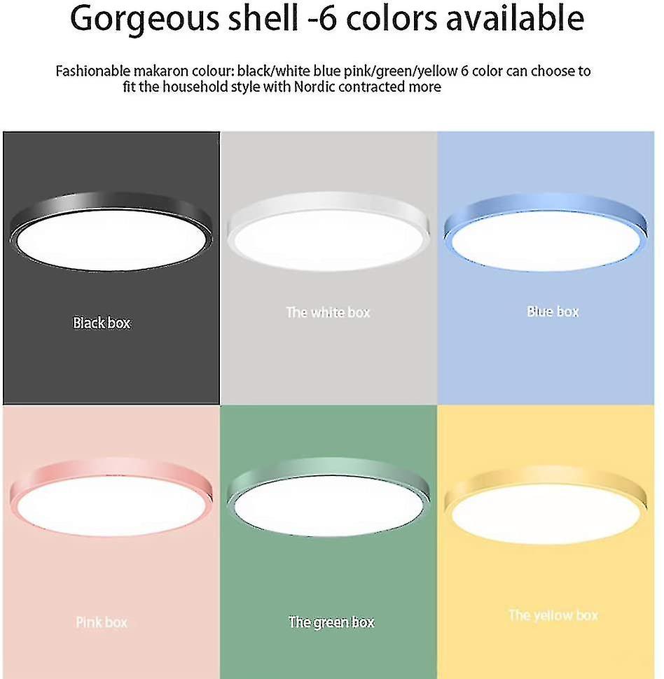 27w Led Recessed Ceiling Light - Cool White 6000k - Hallway， Bathroom， Kitchen， Bedroom， Toilet， Green 30.00w 220.00v