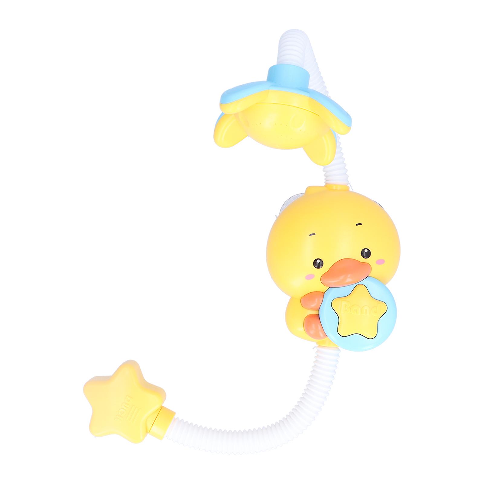 Electric Duck Bath Toy Shower Head Water Spray Swimming Bathroom Baby Kids Toys