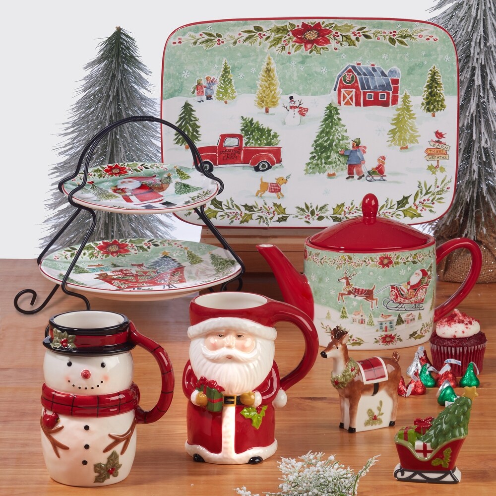 Certified International Joy of Christmas 16 Piece Dinnerware Set  Service for 4