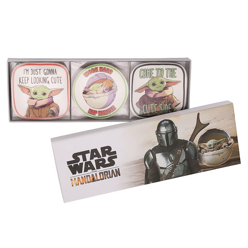 Disney's Star Wars The Mandalorian The Child 3 Piece Trinket Set