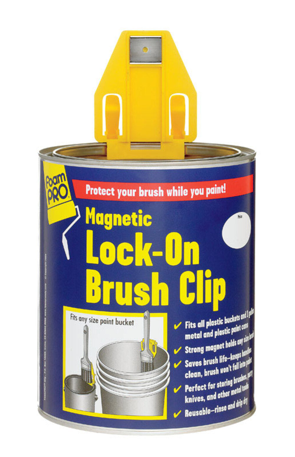 MAGNETIC BRUSH CLIP