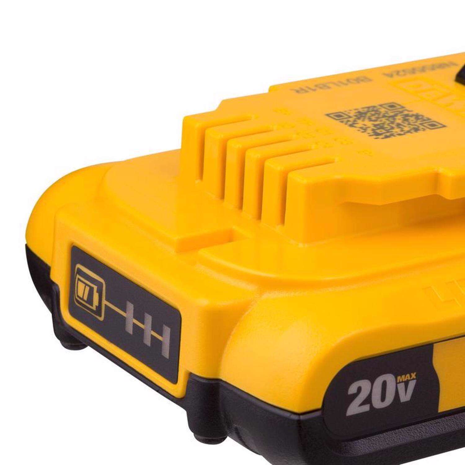 DW 20V MAX XR DCB203 2 Ah Lithium-Ion Compact Battery 1 pc