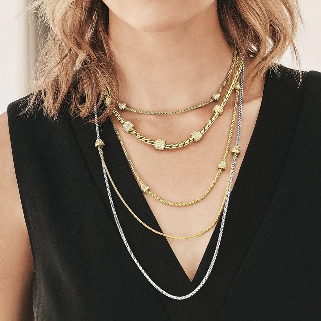 Brighton - Meridian Petite Two Tone Double Necklace