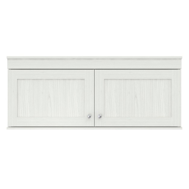 2 Doors Wall Mounted Buffet Cabinet White