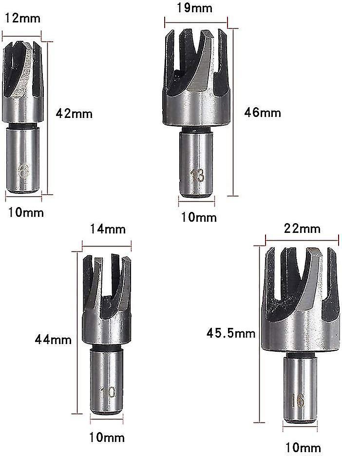 Woodworking Tools 8pcs High Carbon Steel Drill Bit Wood Stake Cutter Set