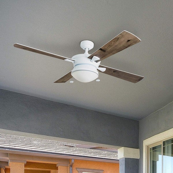 Copper Grove Ayre 52-inch White Outdoor 4-blade Ceiling Fan Shopping - The Best Deals on Ceiling Fans | 34777959