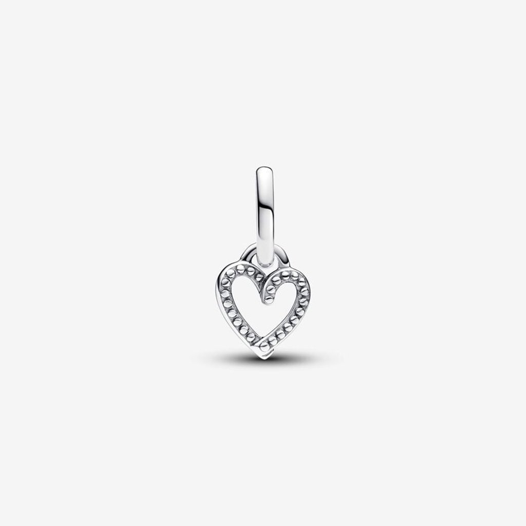 PANDORA  Pandora ME Freehand Heart Mini Dangle Charm in Sterling Silver