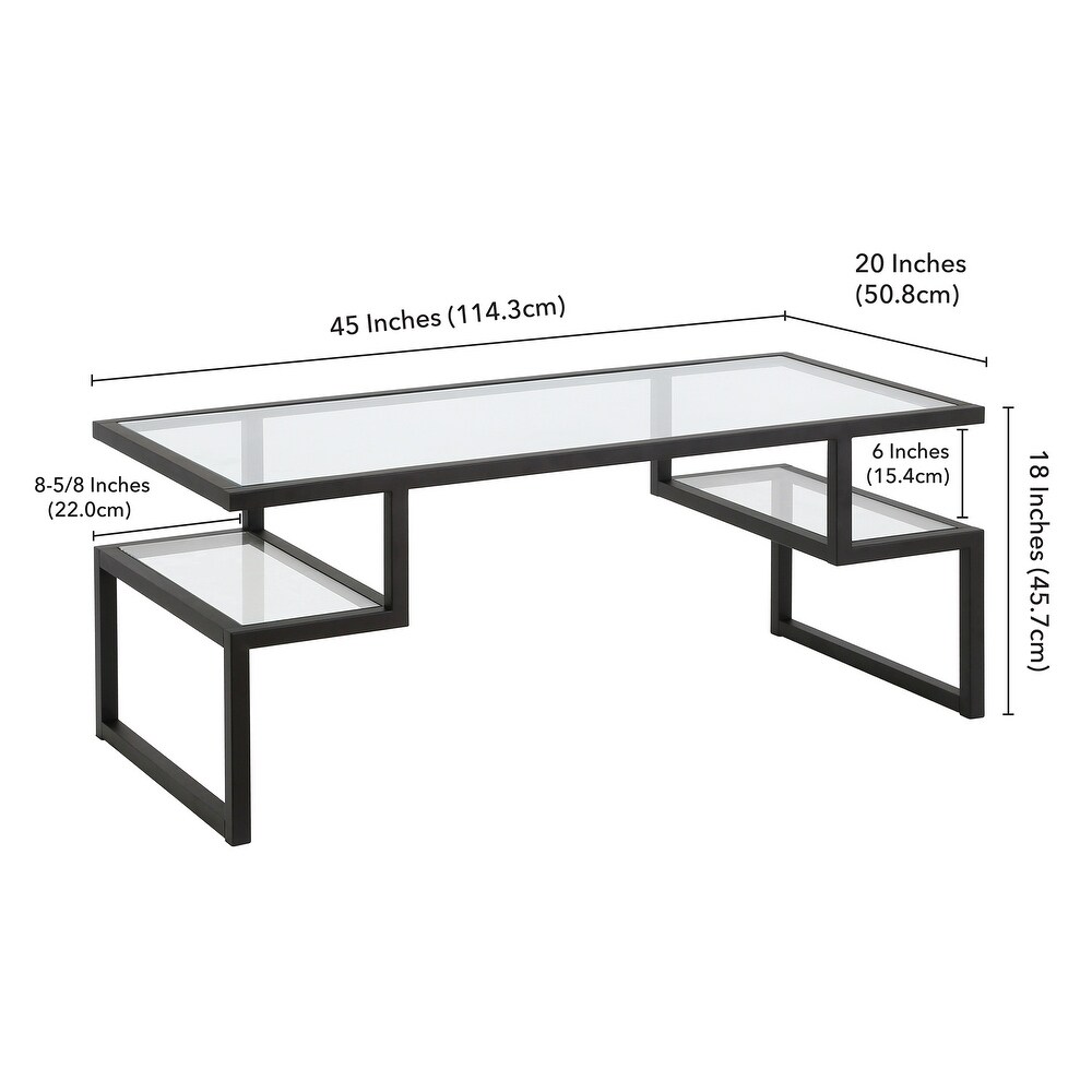 Carson Carrington Salinge Art Deco Coffee Table