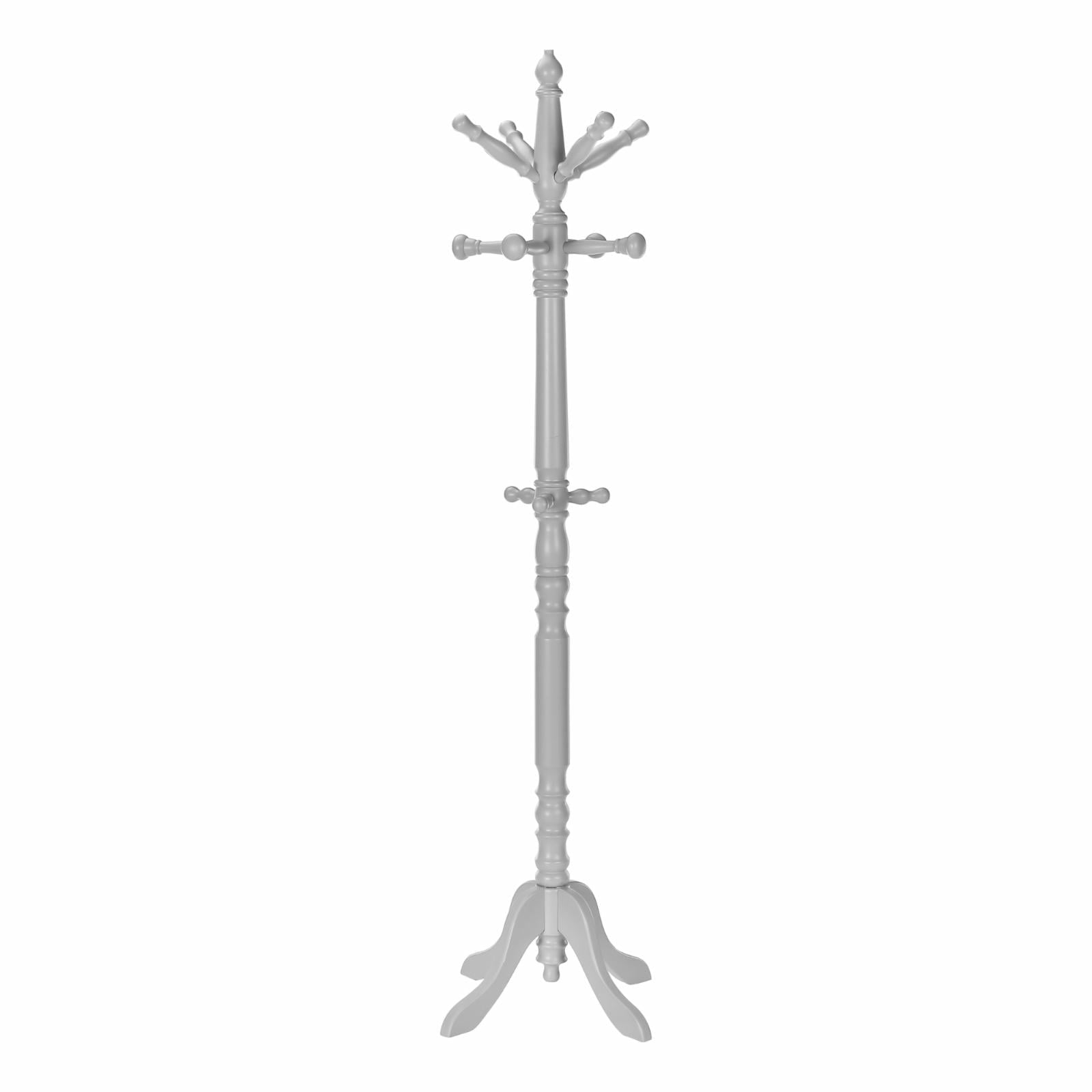 Coat Rack， Hall Tree， Free Standing， 11 Hooks， Entryway， 73