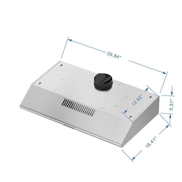 30'' Under Cabinet Daul Motors Range Hood