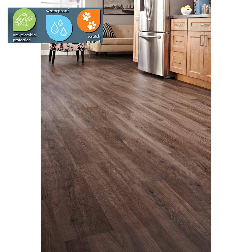 Lifeproof Seaside Oak 6 MIL x 7.1 in. W x 48 in. L Click Lock Waterproof Luxury Vinyl Plank Flooring (899 sqftpallet) 300179351