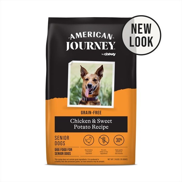 American Journey Senior Chicken and Sweet Potato Recipe Grain-Free  Dry Dog Food