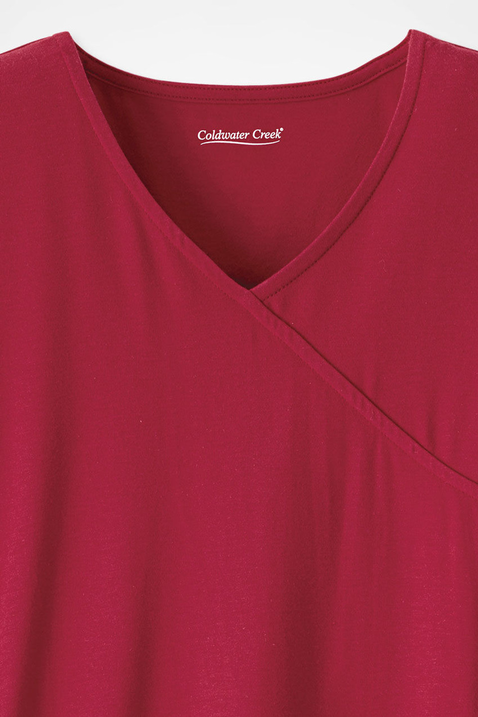 PrimaKnit? Faux Wrap Top - Coldwater Creek