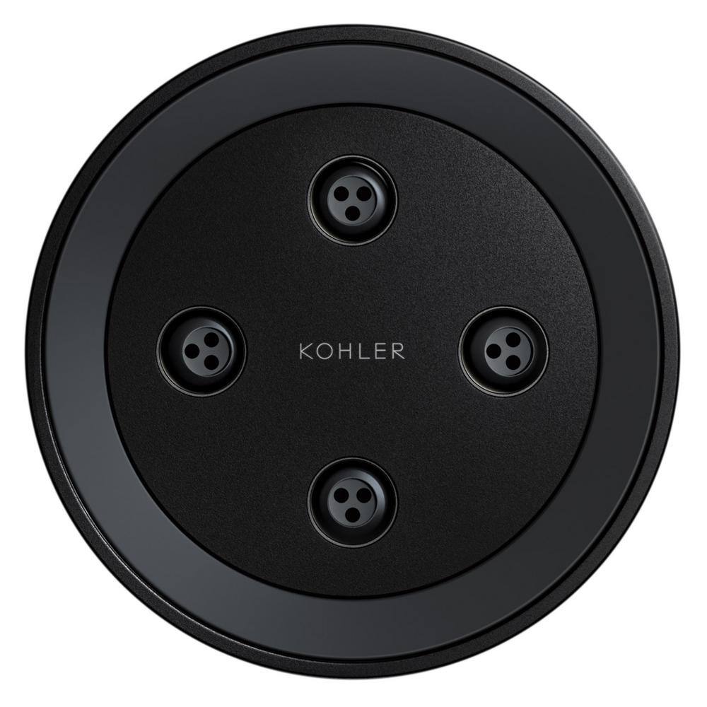 KOHLER Statement 2.75 in. 4-Sprayer Body Jet in Matte Black 26299-G-BL