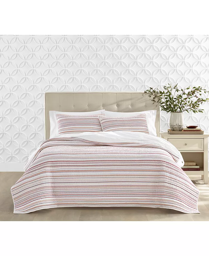 Charter Club Bayberry Cotton Quilt， Twin，