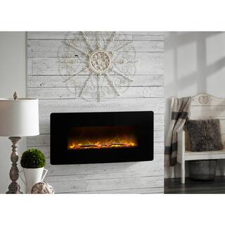 Dimplex Winslow 35 in. Wall-MountTabletop Linear Electric Fireplace in Black SWM3520