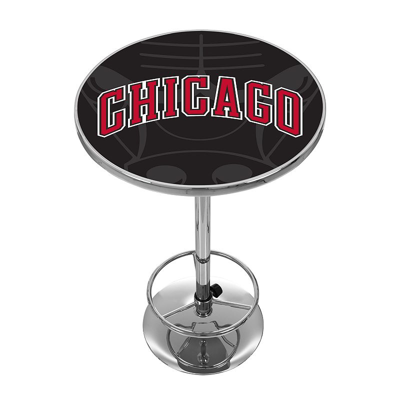 Chicago Bulls Chrome Pub Table