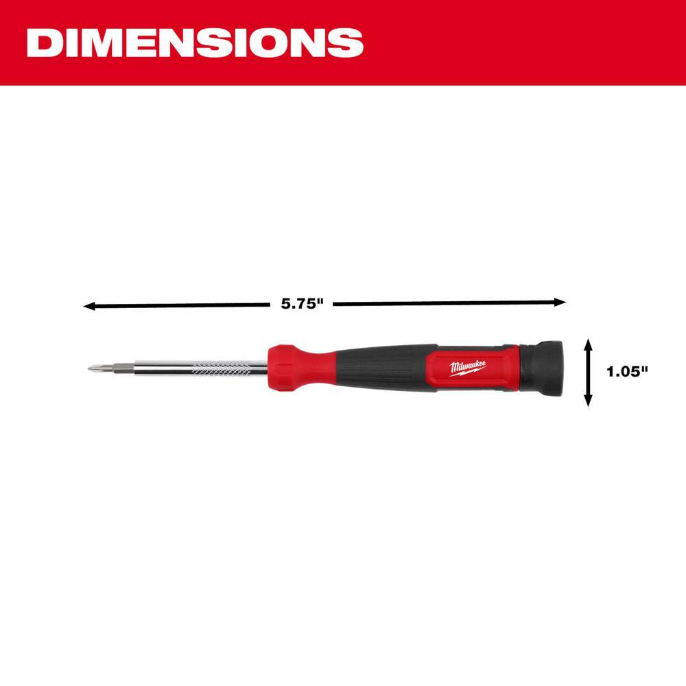 MW 4-in-1 Precision Multi-Bit Screwdriver 48-22-2930