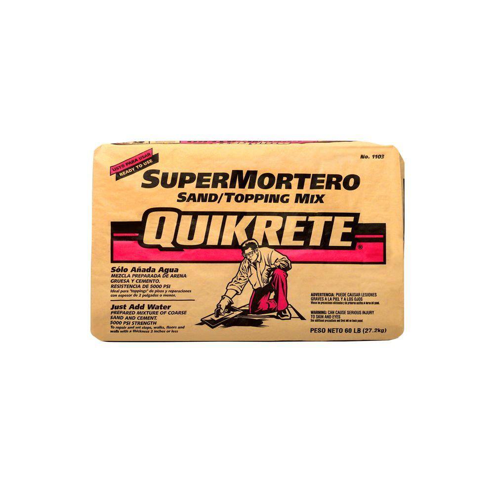 Quikrete 60 lb. Supermortero Sand Topping Mix A015