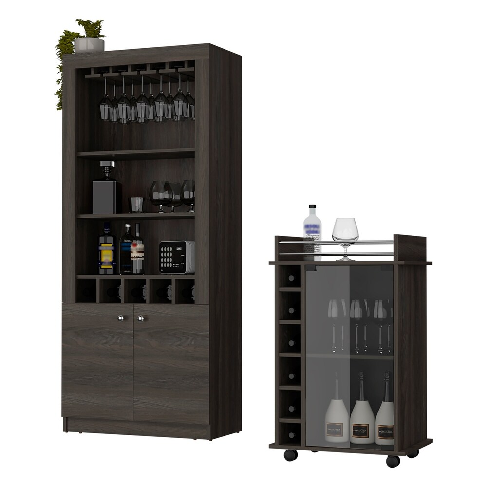 Fremont 2 Piece Living Room Set  Espresso