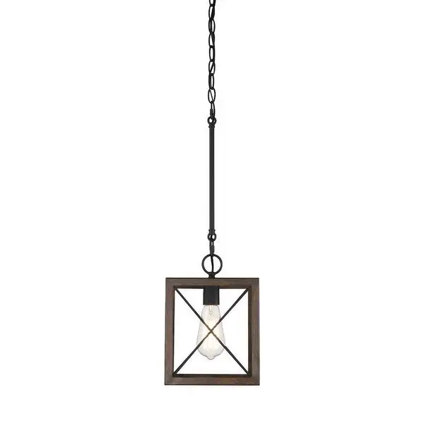 Acroma 1 Light 8In Linear Modern Farmhouse Rectangle Chandelier-UL Certified - N/A Shopping - The Best Deals on Chandeliers