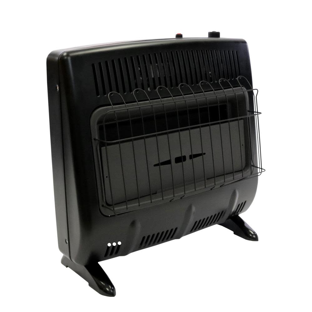 30，000 BTU Vent Free Propane Garage Heater， Black