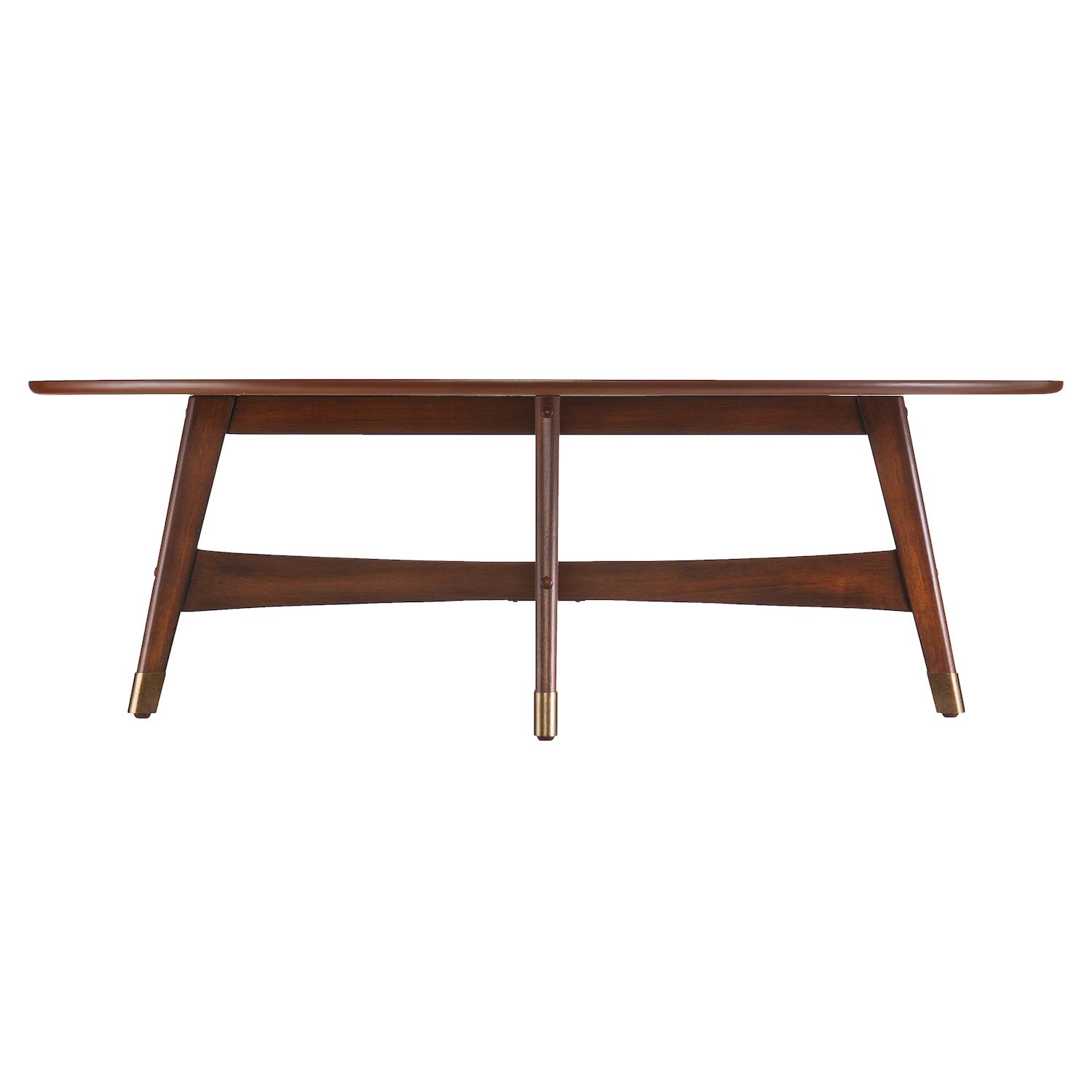 Southern Enterprises Rhoda Oval Midcentury Modern Coffee Table