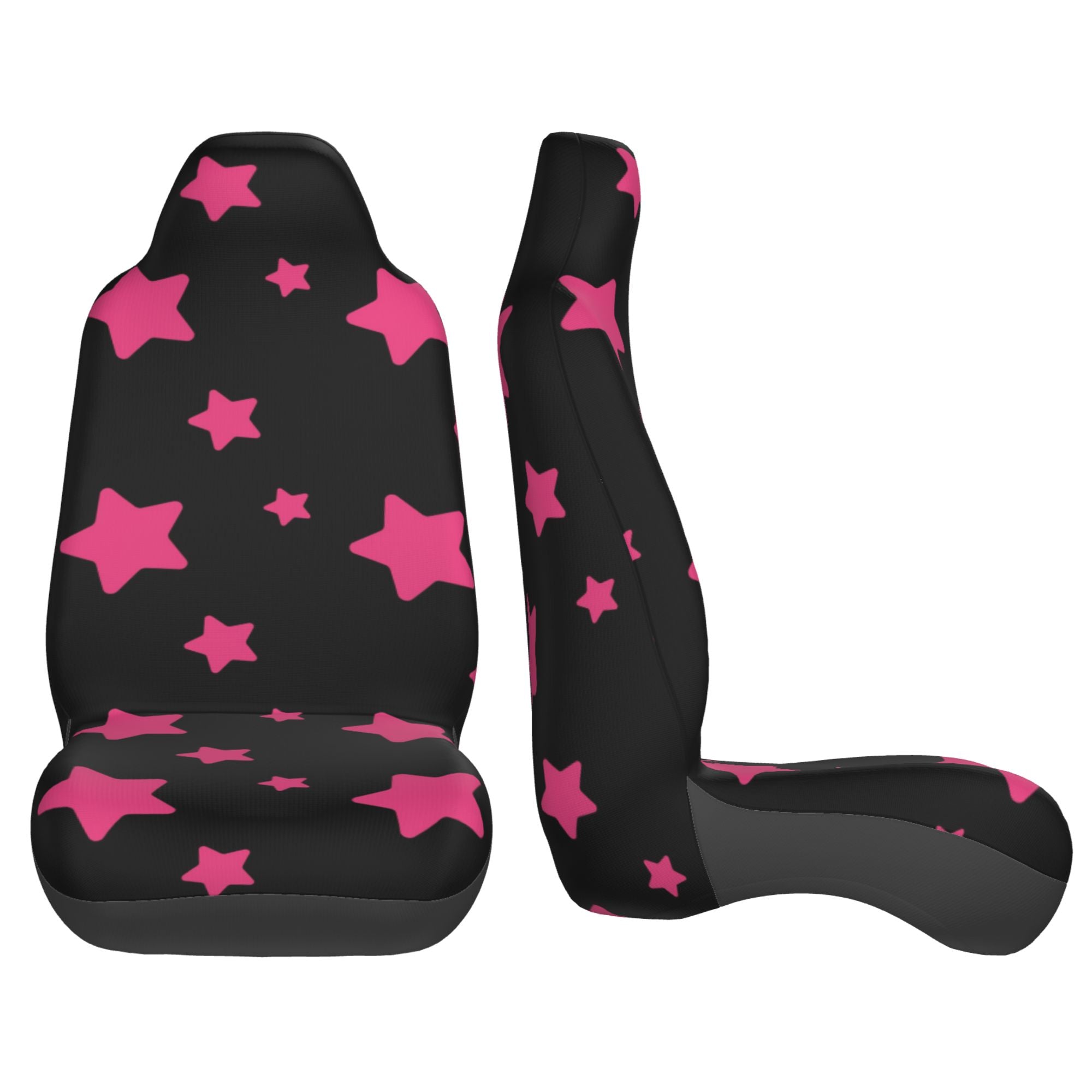 ZICANCN Car Seat Cover Stars Art Pattern Car Front Seat Covers Protectors ， Automotive Seat Covers for Cars Trucks Suv