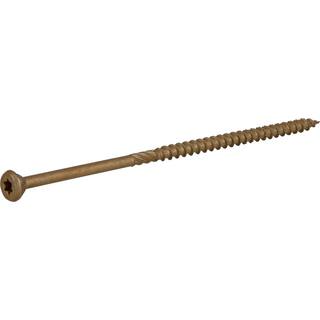 Everbilt #10 x 5 in. Star Drive Flat Head Exterior Wood Screws 20 lbs.-Box (852-Piece) 9985286