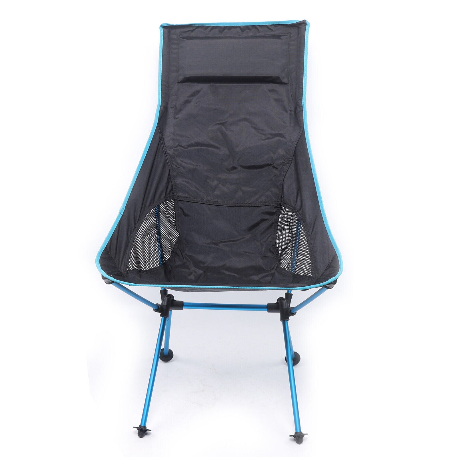 FETCOI Ultralight High Back Folding Camping Chair Beach Chair w/ Pillow Backpacking USA