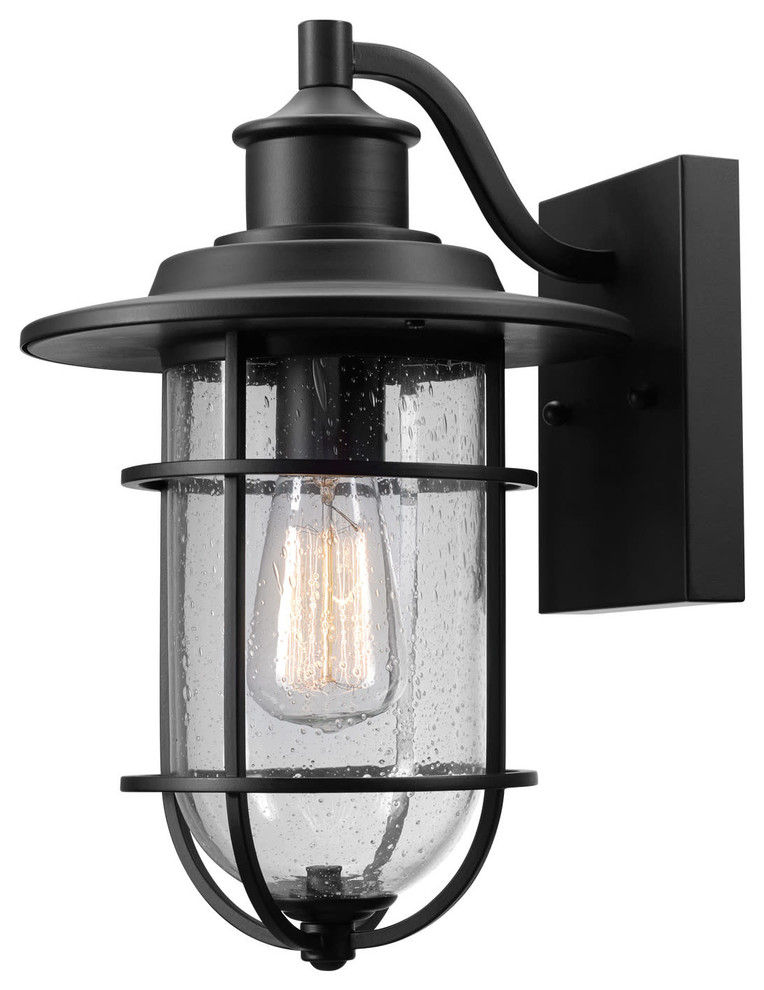 Globe Electric 44094 Turner 1 Light 13 19/32 quotH Outdoor Wall   Beach Style   Outdoor Wall Lights And Sconces   by Buildcom  Houzz