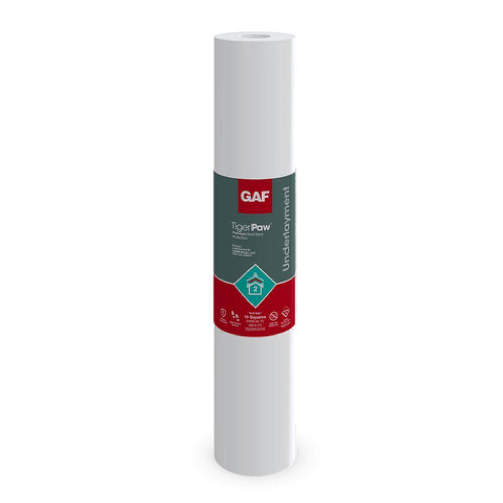 GAF Tiger Paw 1000 sq. ft. Premium Synthetic Roofing Underlayment Roll 0980