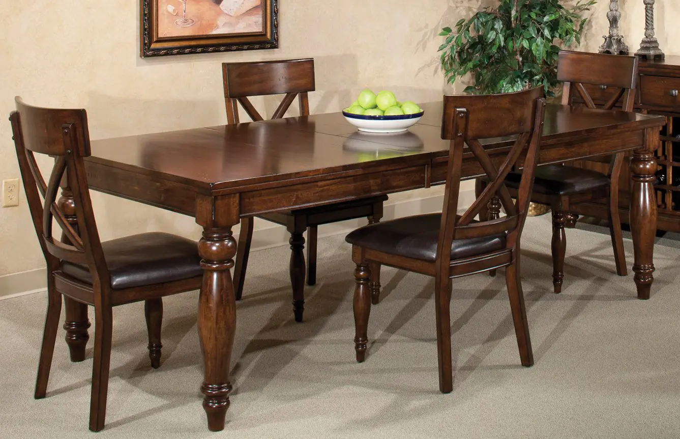 Dark Brown Dining Room Table - Kingston