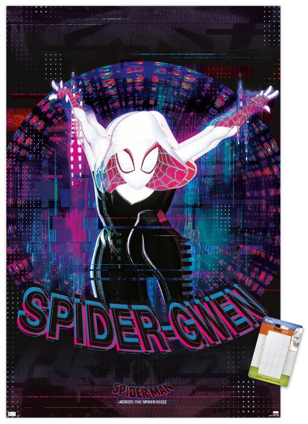 Trends International Marvel Spider man Across The Spider verse Spider gwen Unframed Wall Poster Prints