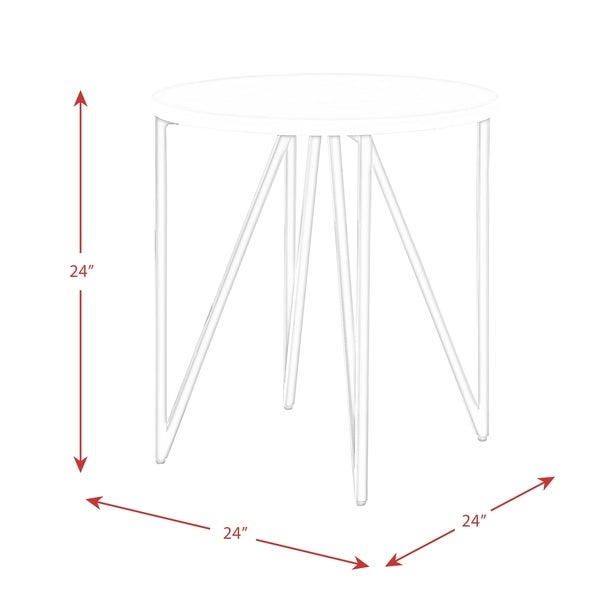 Picket House Furnishings Kinsler Round End Table