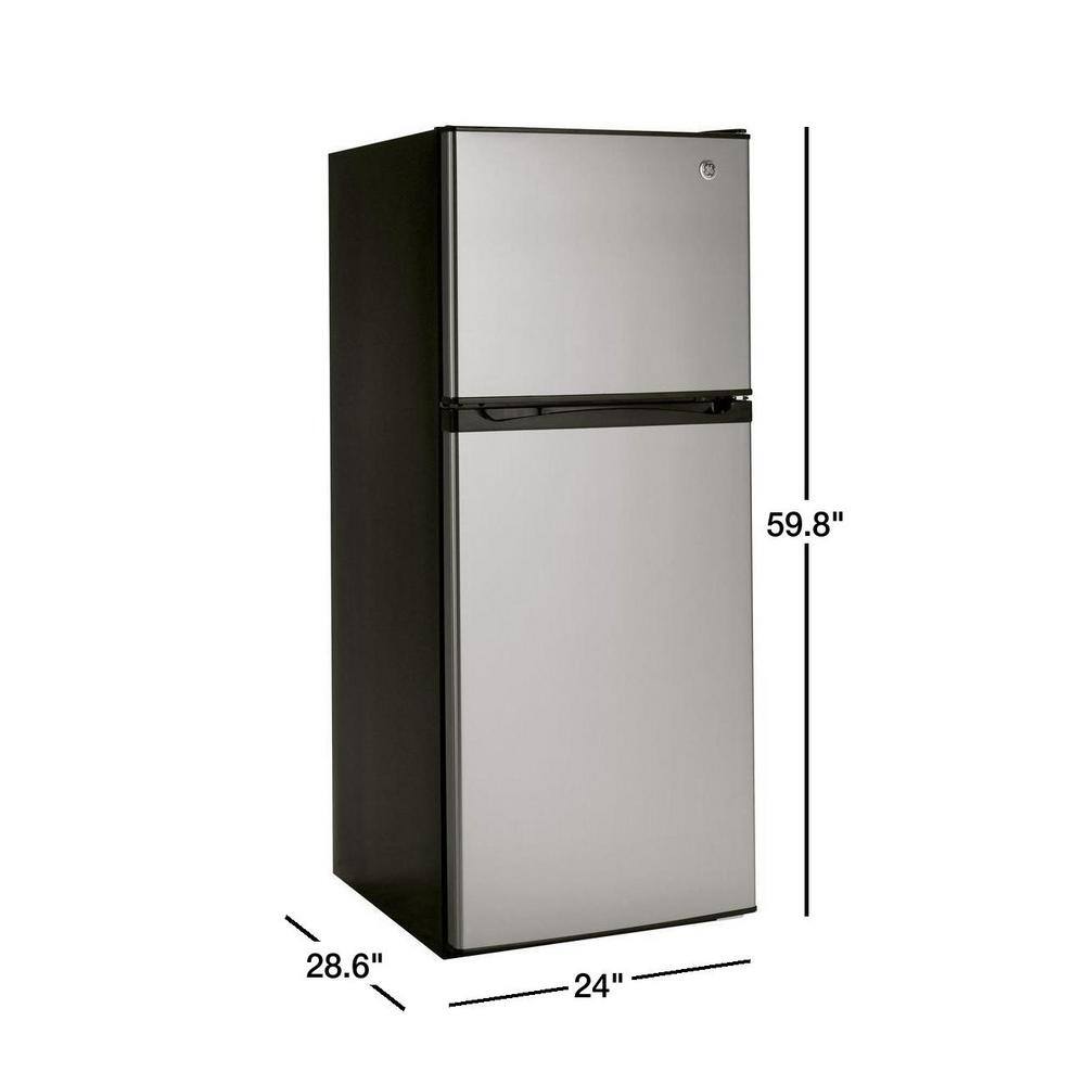 GE 11.6 cu. ft. Top Freezer Refrigerator in Stainless Steel ENERGY STAR GPE12FSKSB