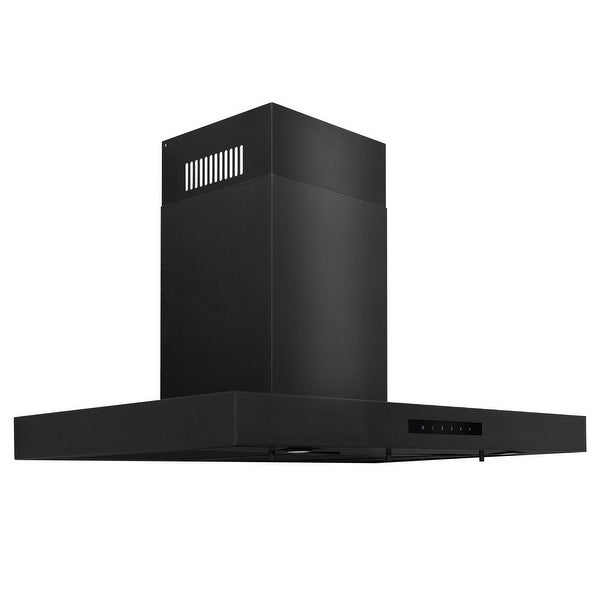 ZLINE Black Stainless Convertible Vent Wall Mount Range Hood