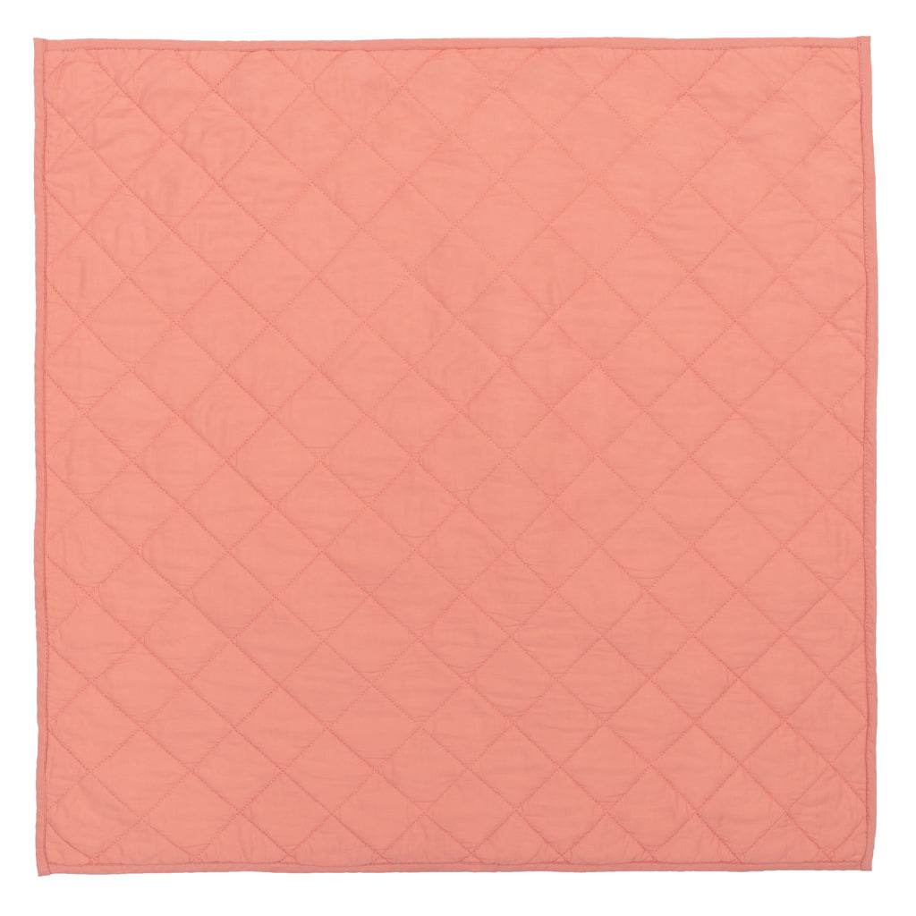 Coral Diamond Quilt Euro Sham