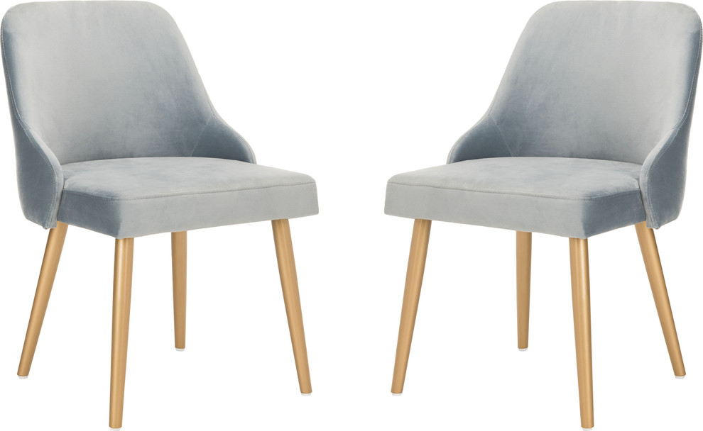 Lulu Upholstered Dining Chair (Set of 2)   Midcentury   Dining Chairs   by HedgeApple  Houzz