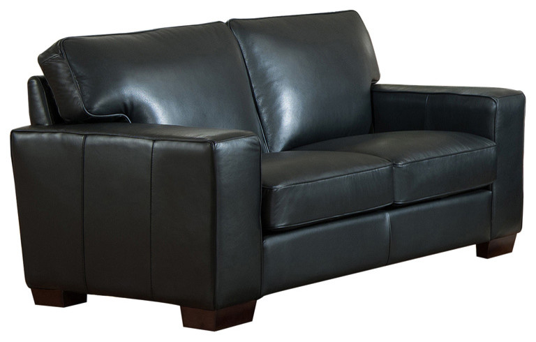 Kimberlly Leather Craft Loveseat   Contemporary   Loveseats   by KEMP INTERNATIONAL INC  Houzz