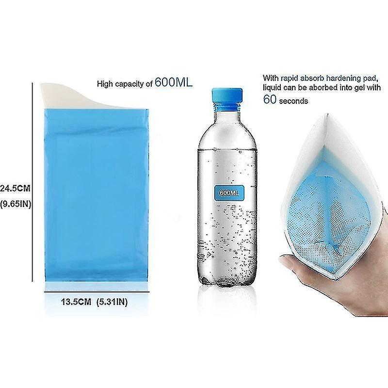 12-pack Disposable Outdoor Emergency Pee Bags