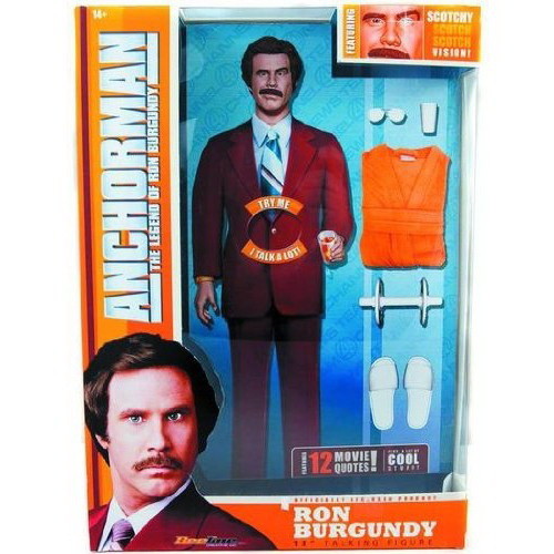 Se7en20 Anchorman 13 Talking Action Figure: Ron B...