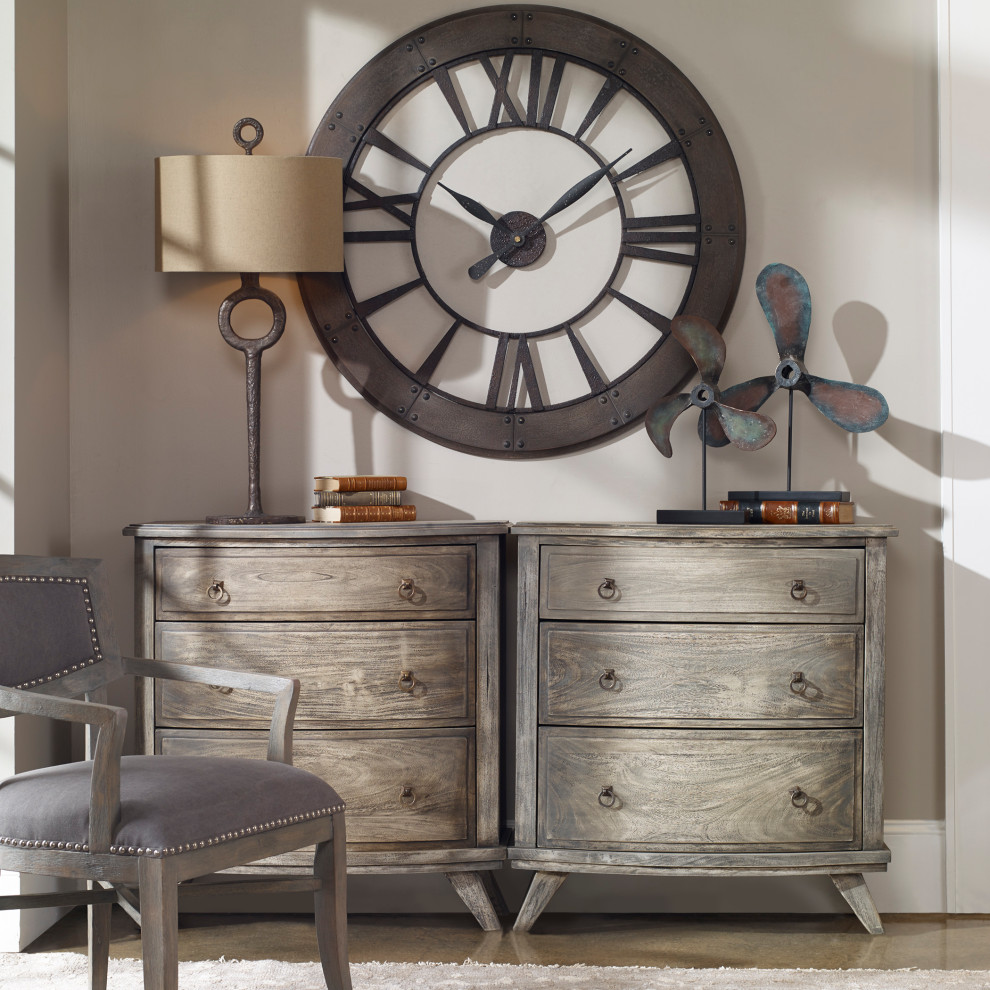 Uttermost Jacoby Driftwood Accent Chest   Midcentury   Accent Chests And Cabinets   by Buildcom  Houzz