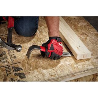 MW 19 oz. Smooth Face PolyFiberglass Handle Hammer with 12 in. Pry Bar 48-22-9316-48-22-9034