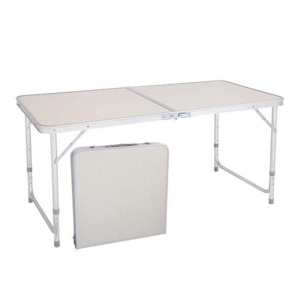 Multipurpose Folding Table for Outdoors， Portable Dinning Table， Serving Table for Picnics， Camping， Buffets， BBQ， Party， Wedding， Game Table