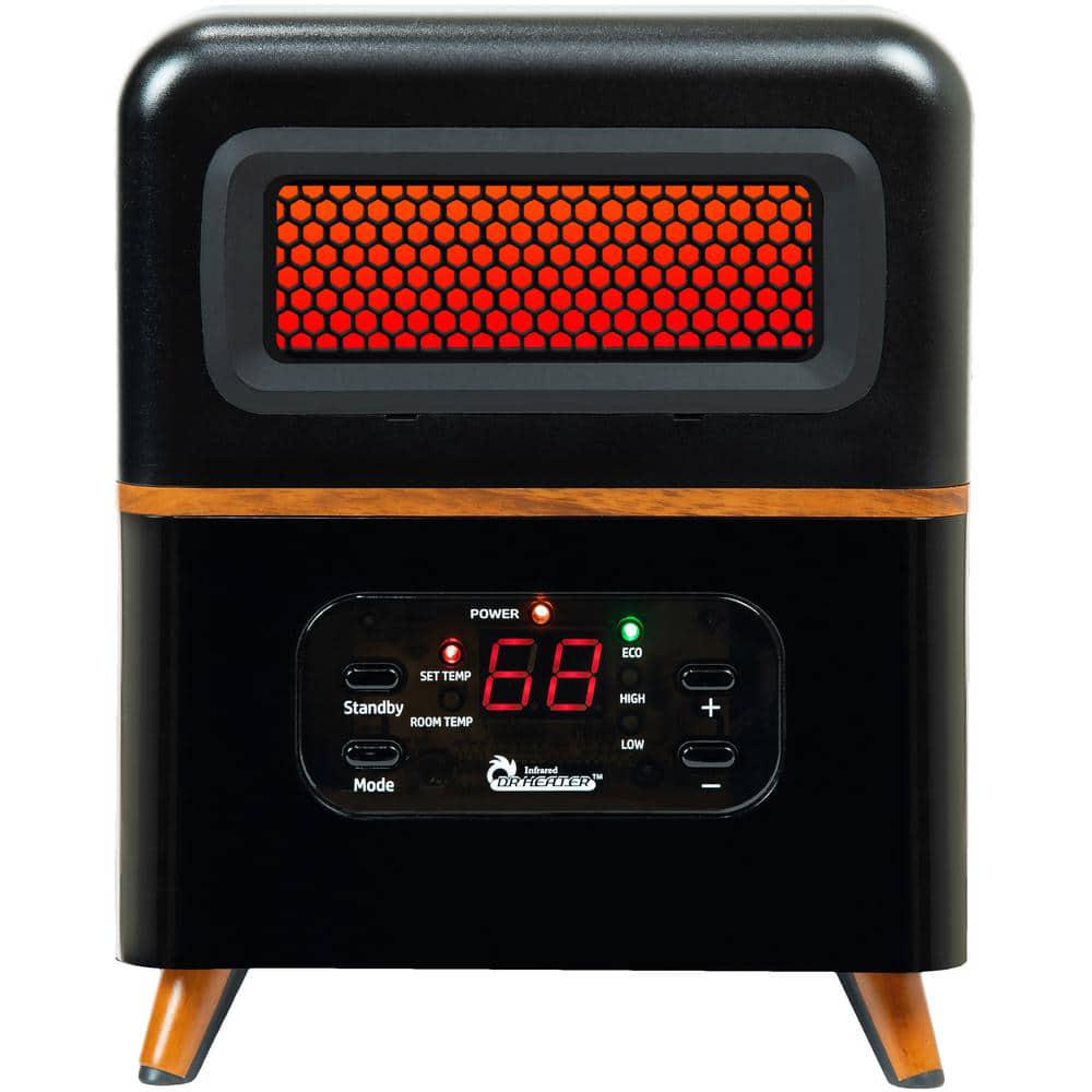 Dr Infrared Heater Dual Heating Hybrid Space Heater 1500Watt with Remote More Heat