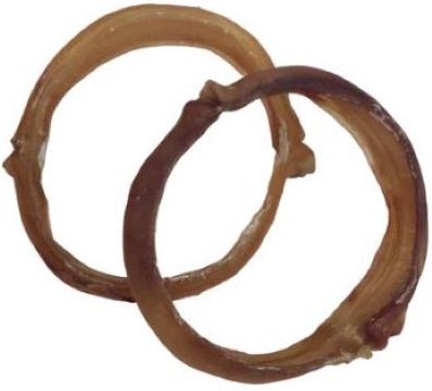 HOTSPOT PETS 3-4-inch Beef Bully Stick Rings Chews Dog Treats