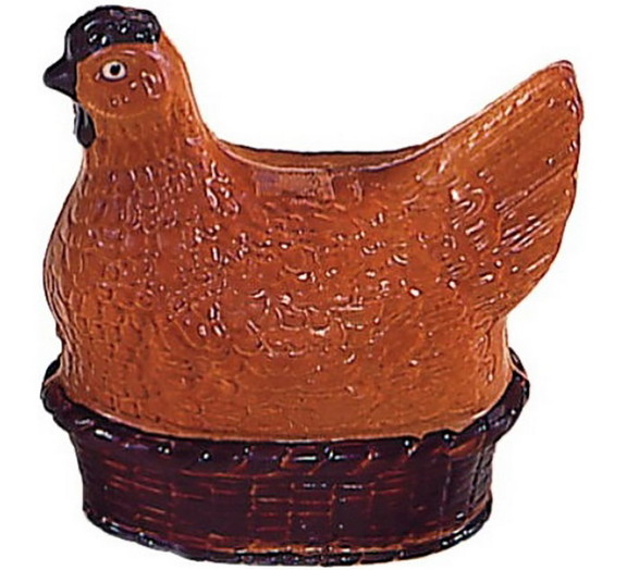 Chocolate World H721 Chocolate mould chicken on ba...